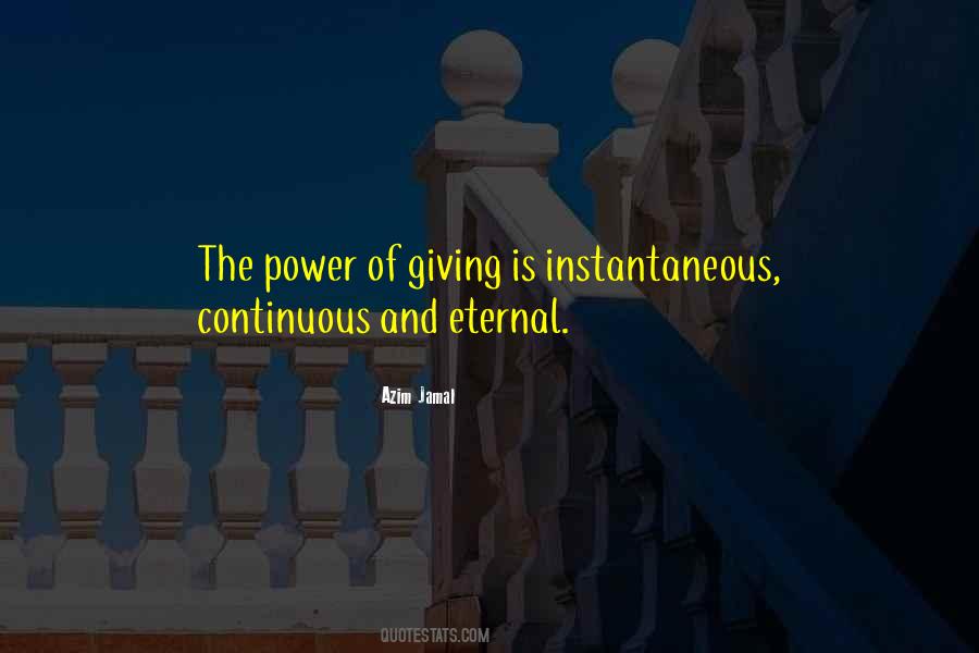 The Power Of Giving Quotes #1180450