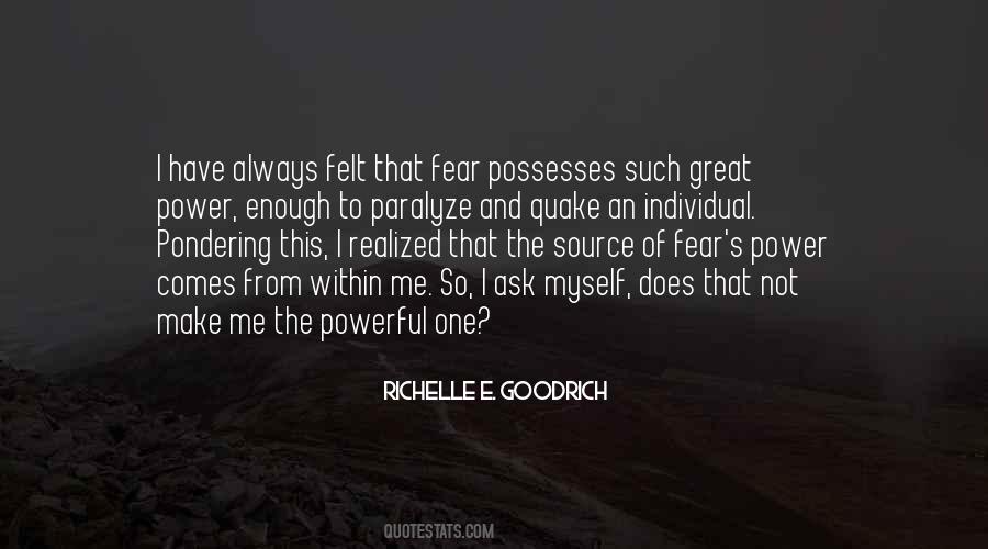 The Power Within Me Quotes #495963