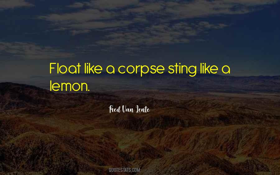 Quotes About Sting #1193865