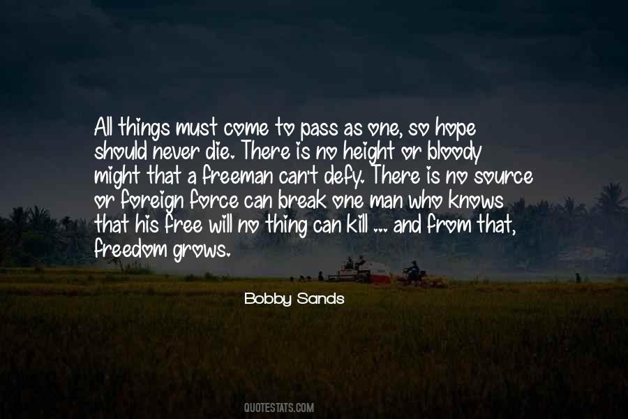 Quotes About Bobby Sands #1138270