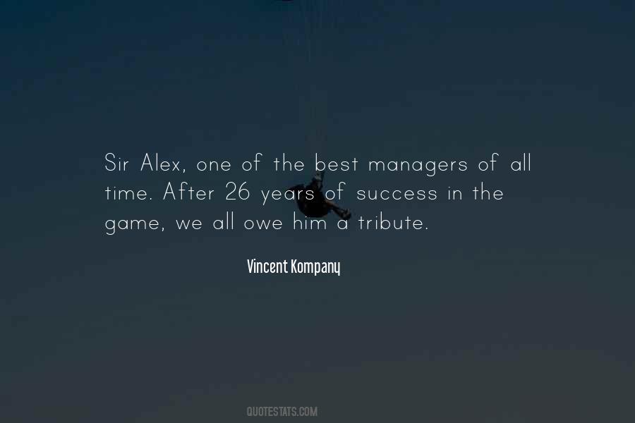 Quotes About Vincent Kompany #232480