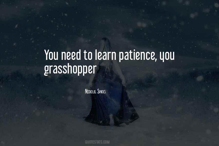Quotes About Grasshopper #1269540