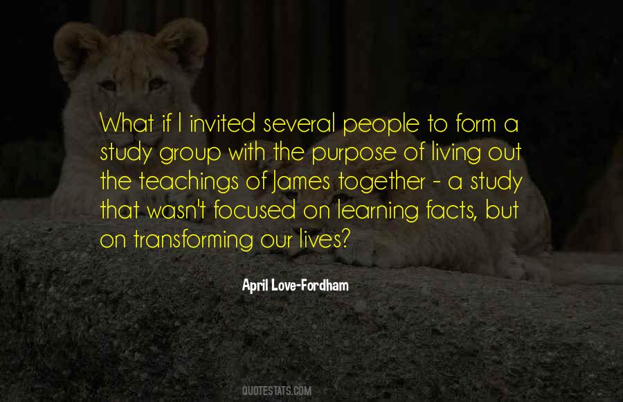 The Purpose Of Learning Quotes #1165875