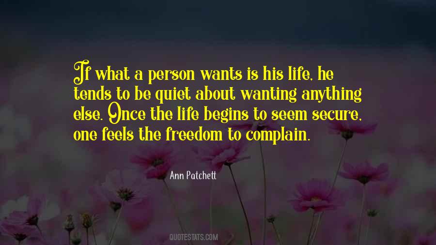The Quiet Person Quotes #411038