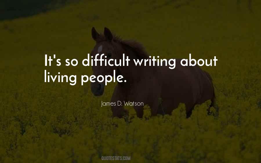 Quotes About James Watson #480883
