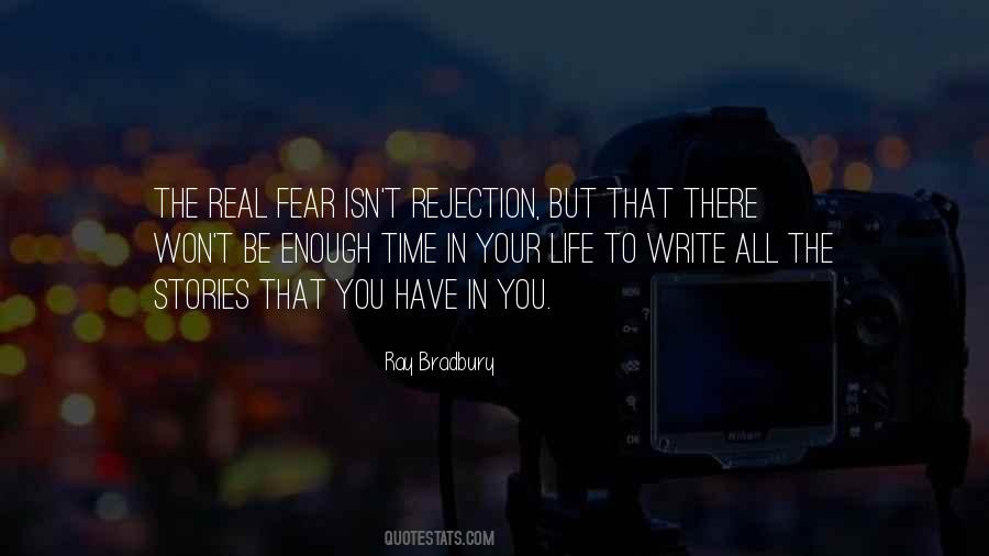 The Real Fear Quotes #1672197