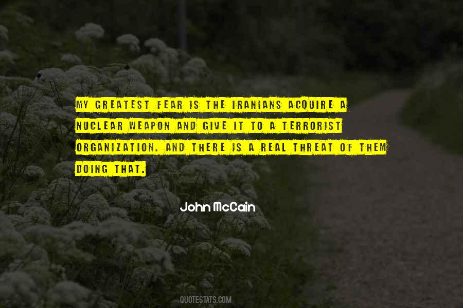 The Real Fear Quotes #54518