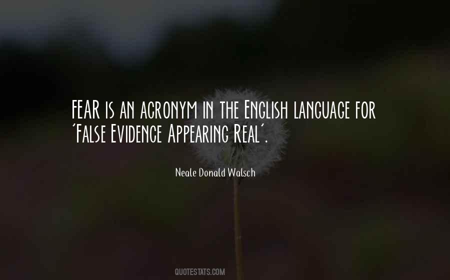 The Real Fear Quotes #705707