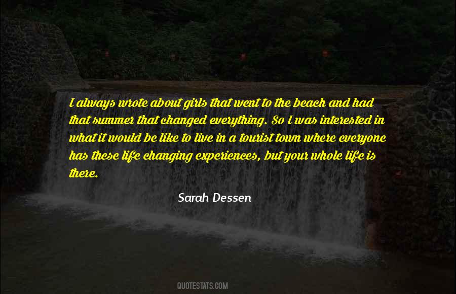 Quotes About Sarah Dessen #168280