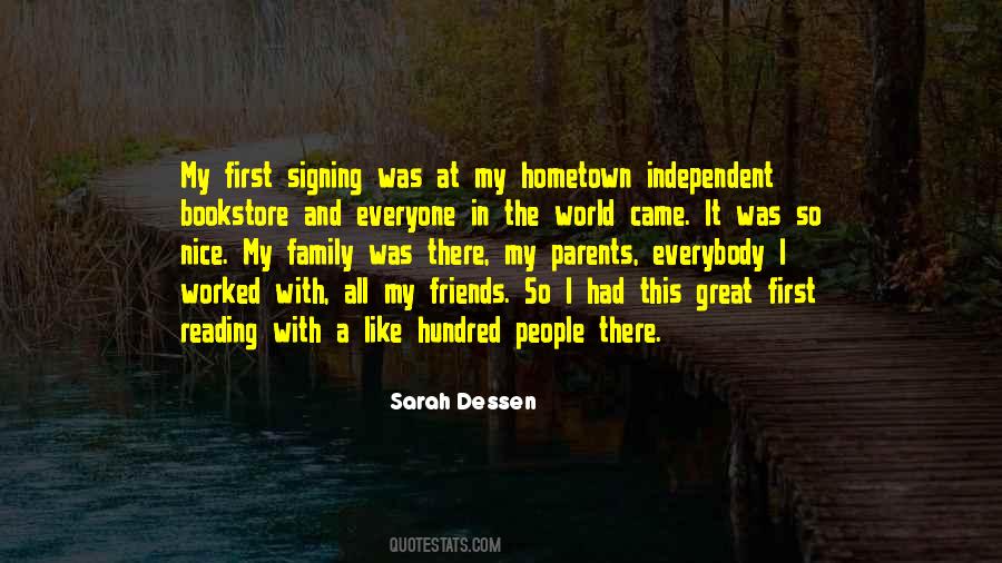 Quotes About Sarah Dessen #34876