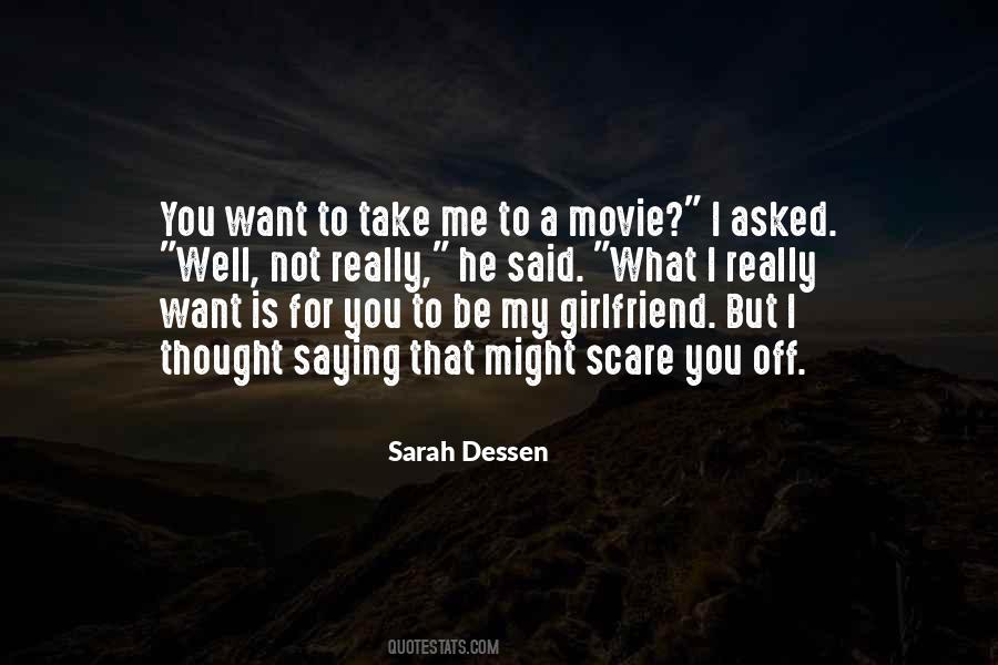 Quotes About Sarah Dessen #4919