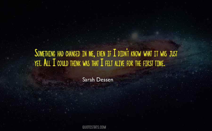 Quotes About Sarah Dessen #52018