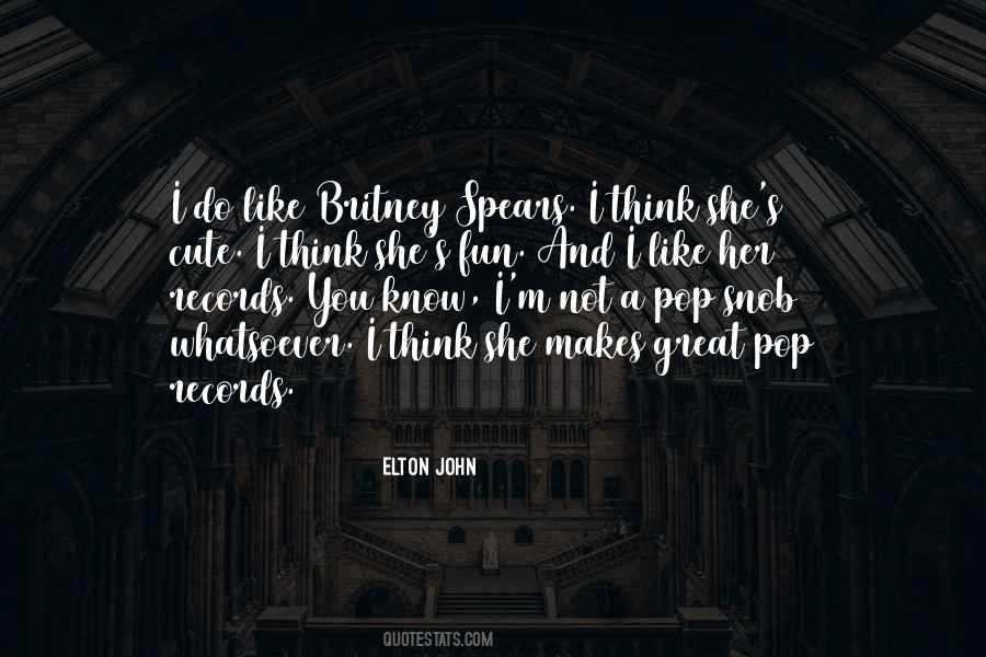 Quotes About Britney Spears #250840