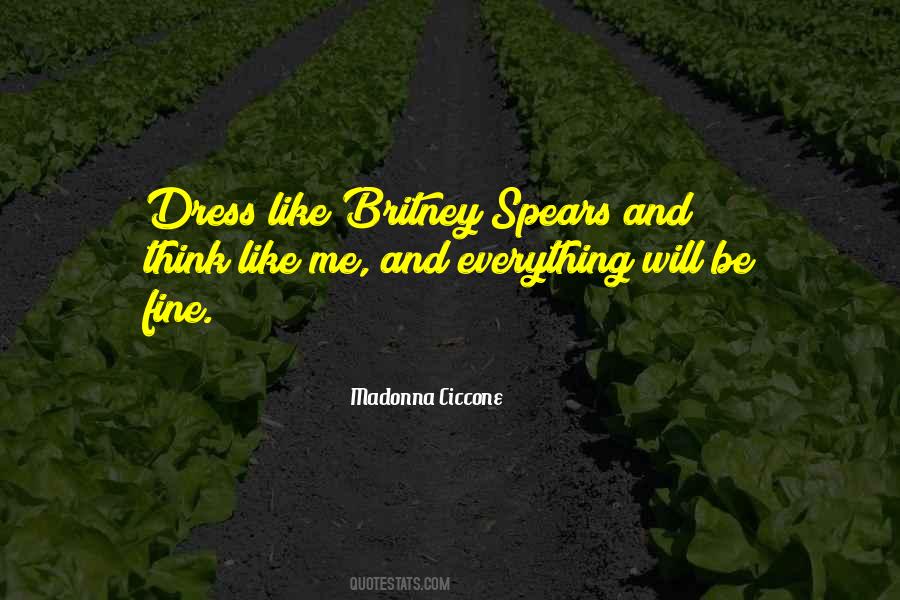 Quotes About Britney Spears #51215