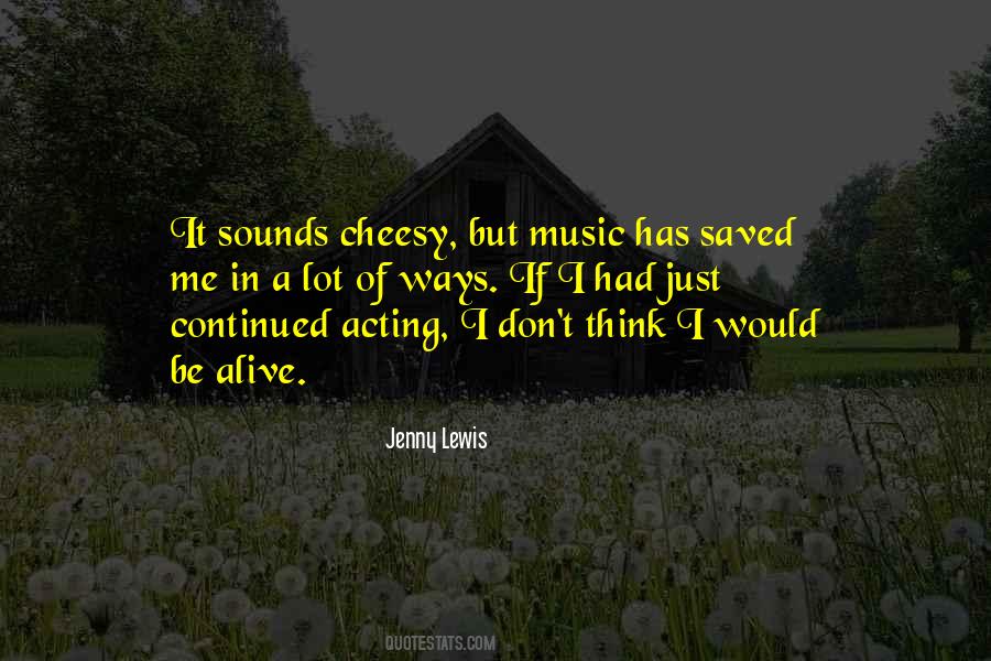 Quotes About Jenny Lewis #1509992