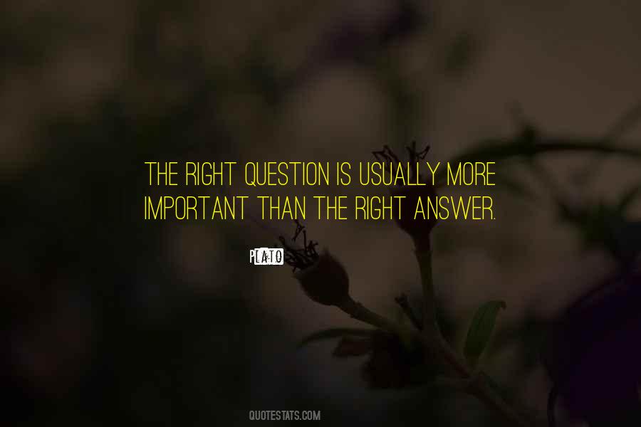 The Right Answer Quotes #1766836