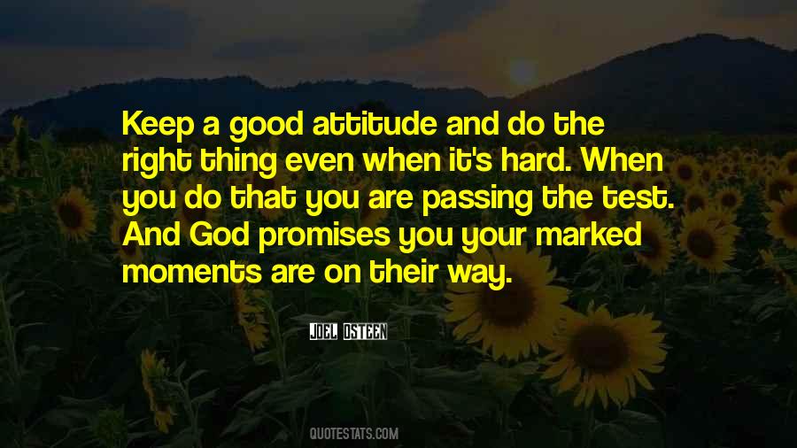 The Right Attitude Quotes #143075