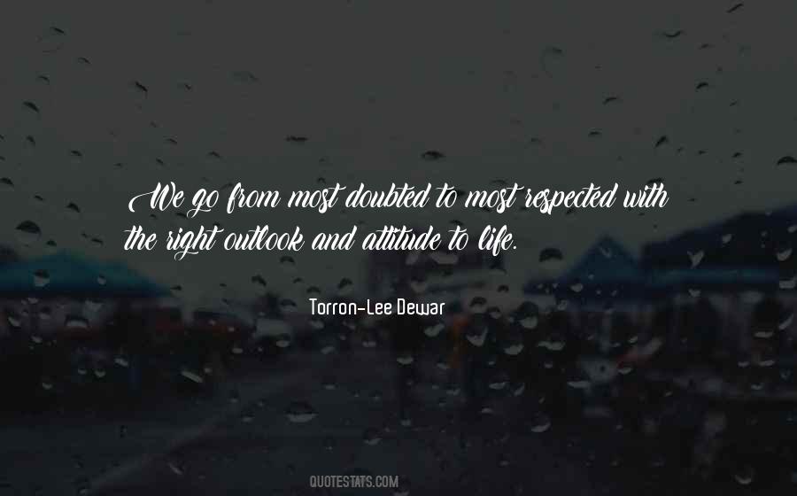 The Right Attitude Quotes #274392