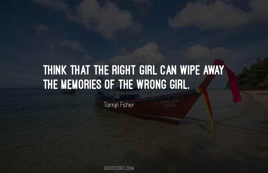 The Right Girl Quotes #492162