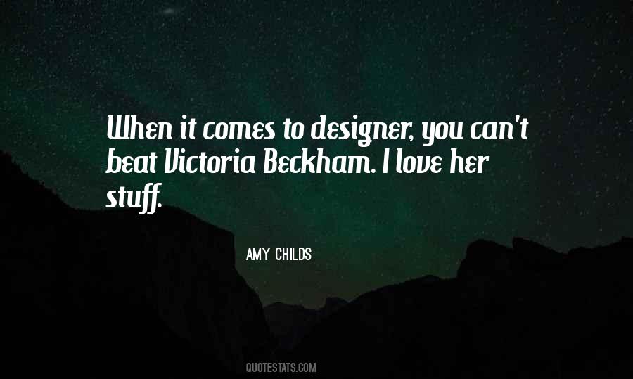 Quotes About Victoria Beckham #911999