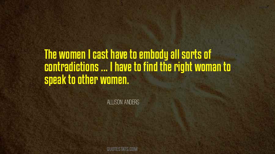 The Right Woman Quotes #206401