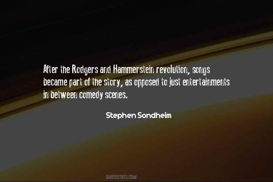 Quotes About Rodgers And Hammerstein #713965