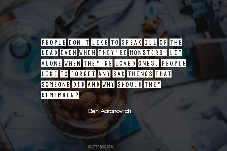 Quotes About Aaronovitch #140306