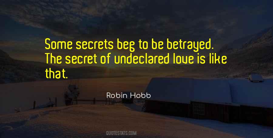 The Secret Love Quotes #336245