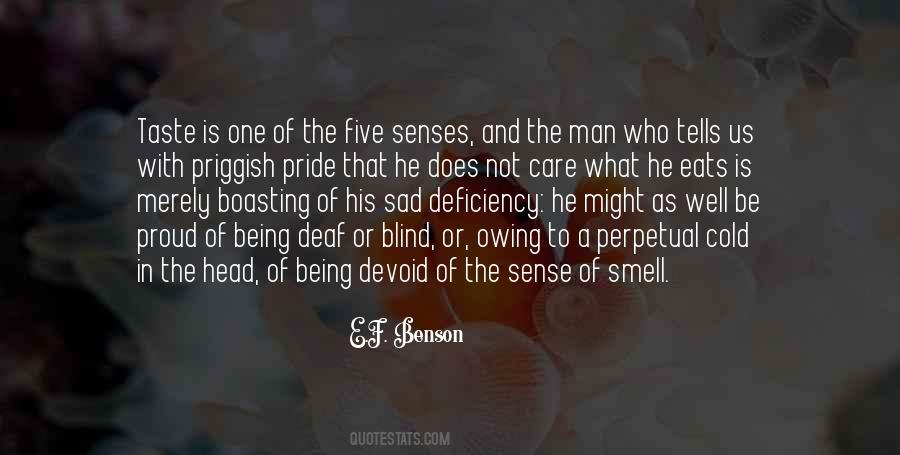 The Sense Of Smell Quotes #913704