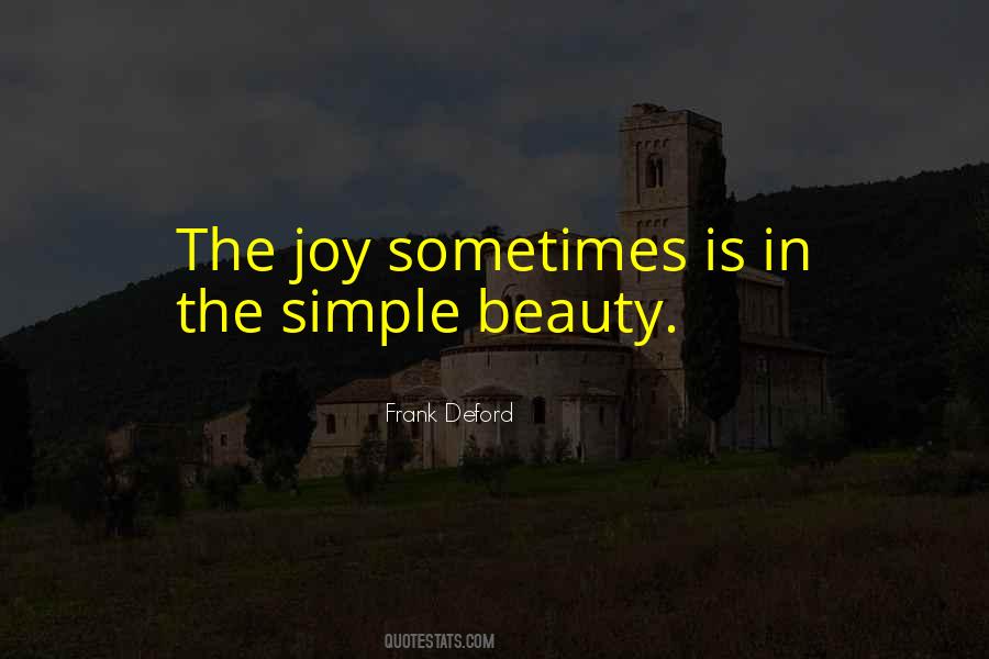 The Simple Beauty Quotes #947277