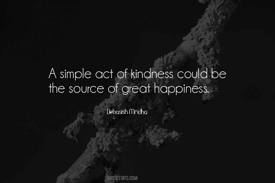 The Simple Happiness Quotes #1365346