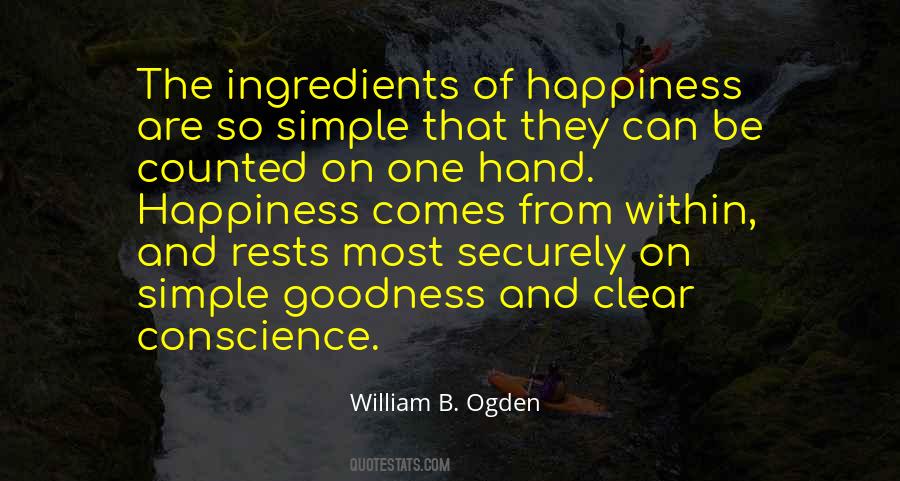 The Simple Happiness Quotes #703749