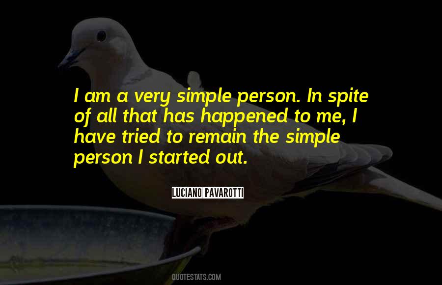 The Simple Me Quotes #414893