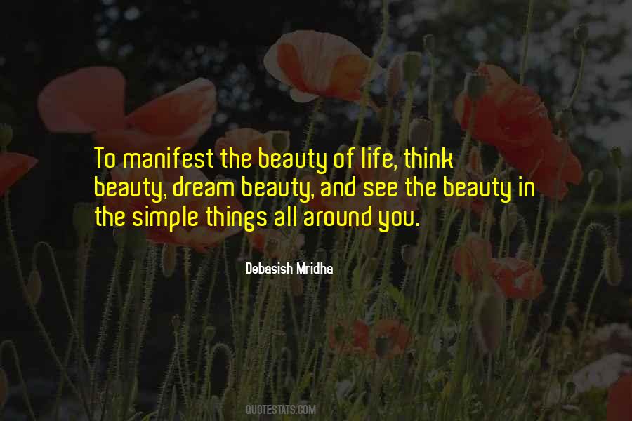 The Simple Things Of Life Quotes #1860040