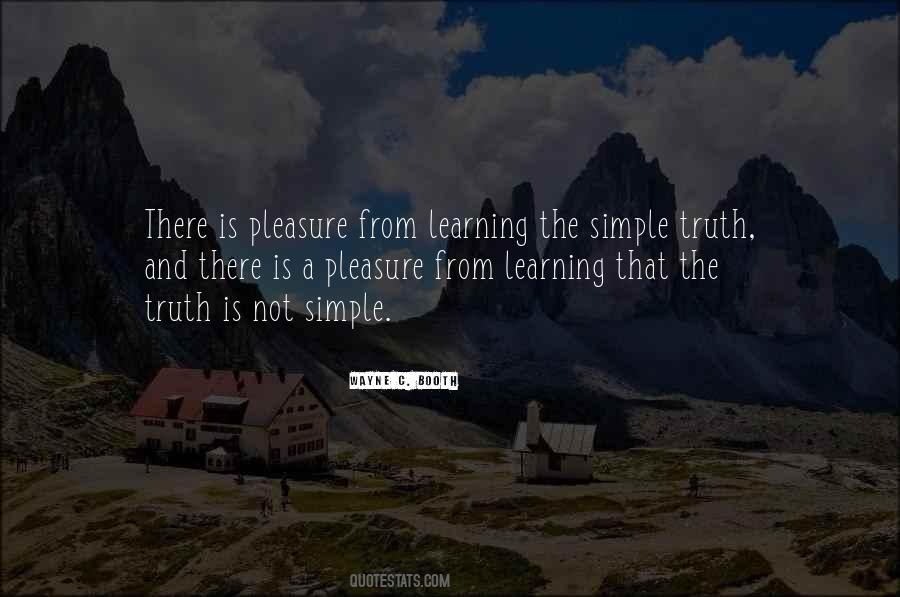 The Simple Truth Quotes #720980