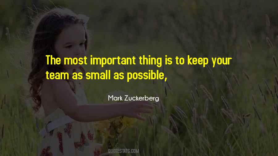 The Small Thing Quotes #152826