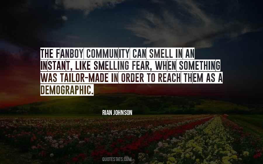 The Smell Of Fear Quotes #682854