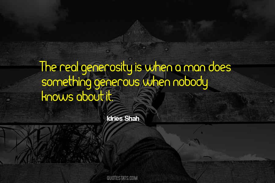 Quotes About A Generous Man #278730