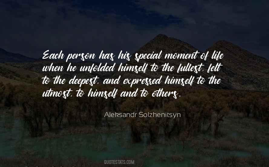 The Special Moments Quotes #93841