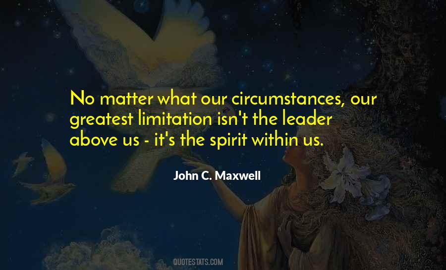 The Spirit Within Quotes #305048