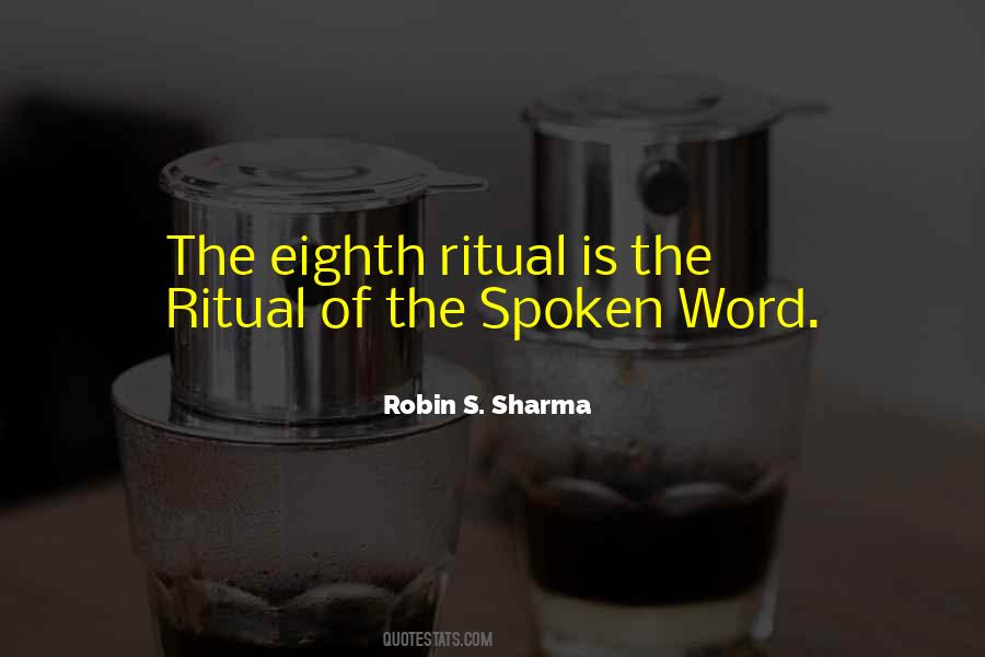 The Spoken Word Quotes #1205647