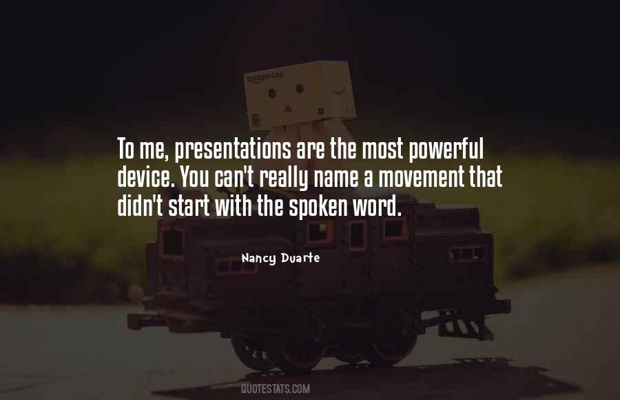 The Spoken Word Quotes #1396026