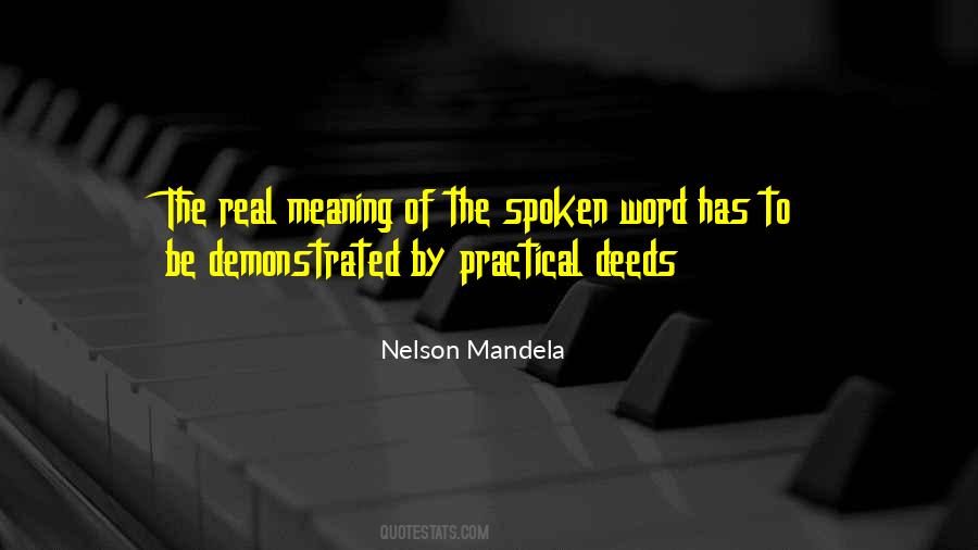 The Spoken Word Quotes #524463