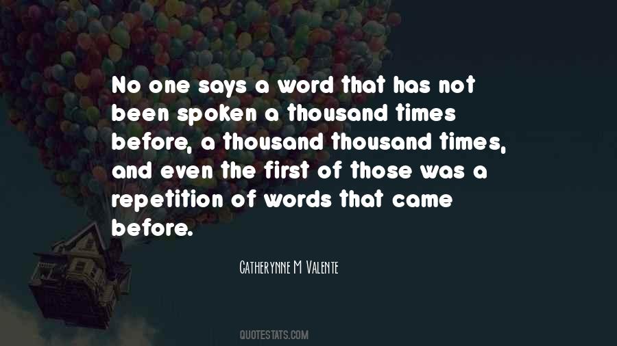 The Spoken Word Quotes #781642 The Spoken Word Quotes #781642