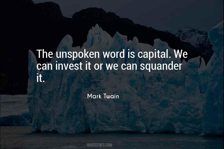 The Spoken Word Quotes #832118 The Spoken Word Quotes #832118