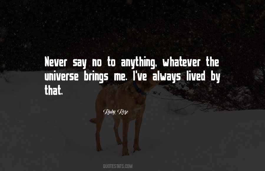 Quotes About Ruby Rose #1261251