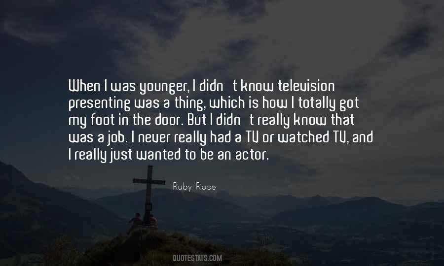 Quotes About Ruby Rose #1429979