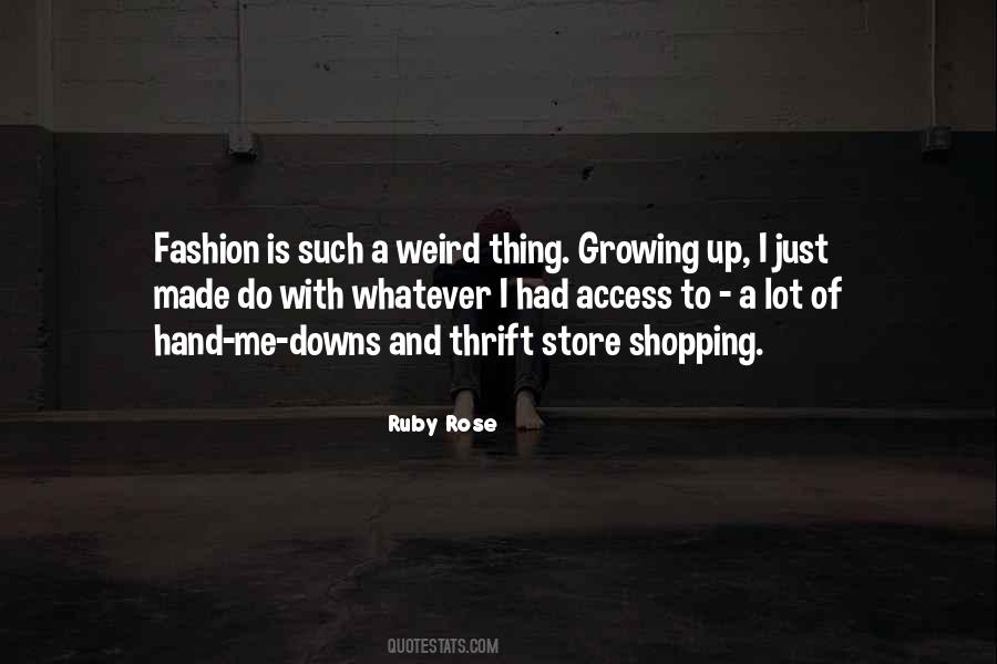 Quotes About Ruby Rose #1451929
