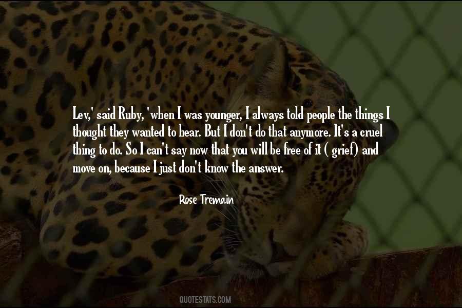 Quotes About Ruby Rose #1604017