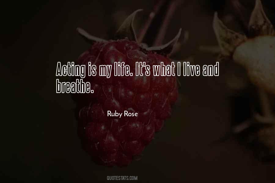 Quotes About Ruby Rose #1802489